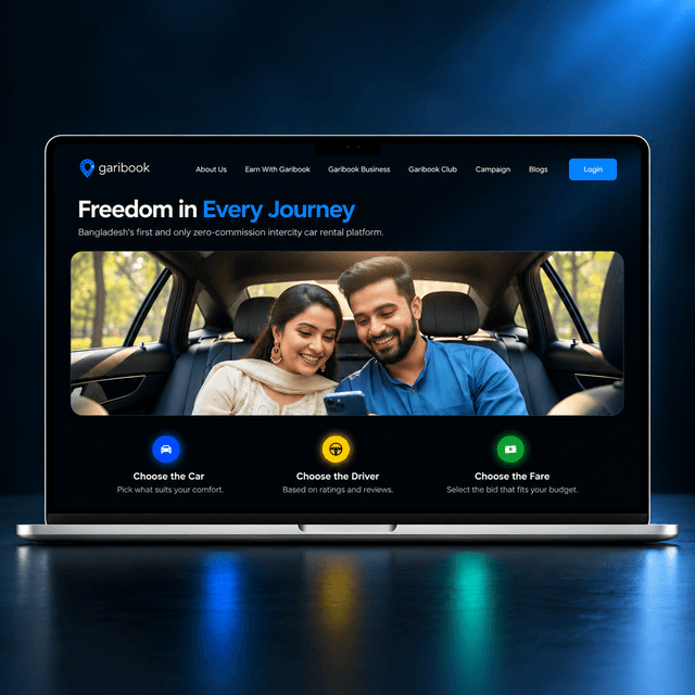 Garibook Landing Page Clone